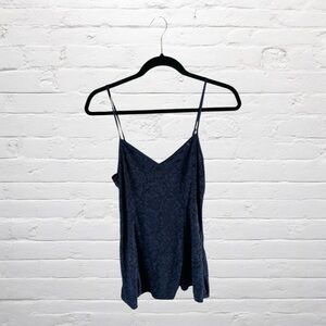 Victoria Secret // Navy Blue Women's Camisole Lingerie Mini Slip Dress